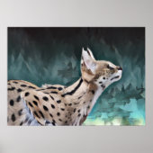 Serval Cat Poster (Voorkant)