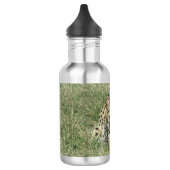 Serval cat roestvrijstalen waterfles (Links)