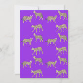 Serval Cats Happy Birthday Kaart (Achterkant)