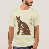 Serval Elegant Wild Uitzicht Mannen Vrouwen T-shirt (Voorkant)