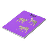 Serval katten notitieblok (Linkerzijde)