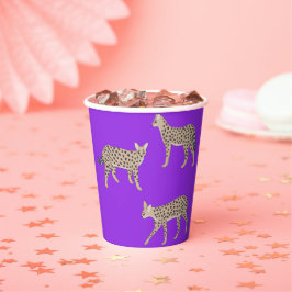 Serval katten papieren bekers