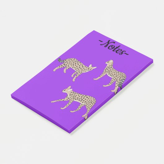 Serval katten post-it® notes (Schuin)
