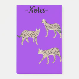 Serval katten post-it® notes
