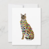 Serval - vakantiepas feestdagenkaart (Voorkant)