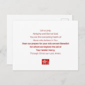 Servant Benedict Briefkaart (Voorkant / Achterkant)