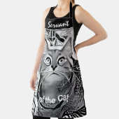 Servant voor de Kat past het All-Over Apron van de Schort (Insitu)