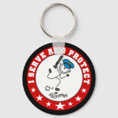 Serve and Protect Policeman Sleutelhanger (Voorkant)