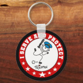 Serve and Protect Policeman Sleutelhanger (Voorkant)