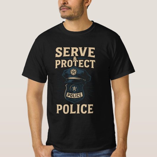 Serve and Protect T-shirt (Voorkant)