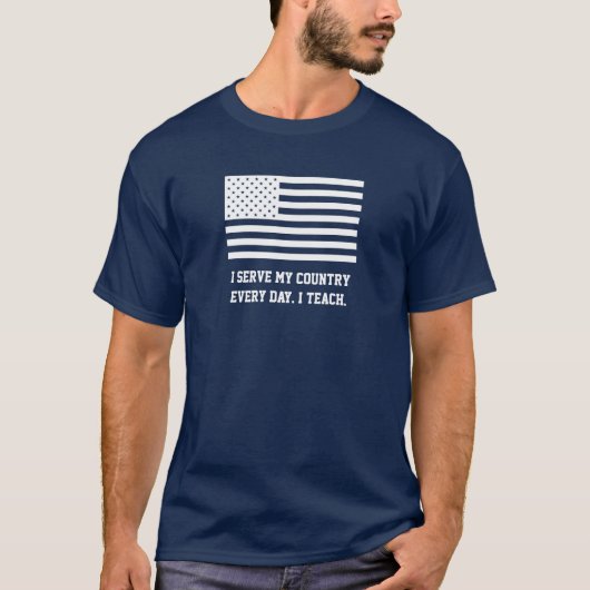 Serve (donkere kleding) t-shirt (Voorkant)