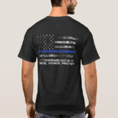 Serve Honor Protect Flag T-shirt (Achterkant)