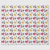 Serve it, win it, dink het - pickleball wrapper cadeaupapier (Vlak)