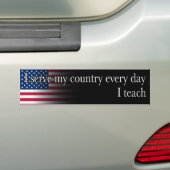Serve - Teach Bumpersticker (Op auto)