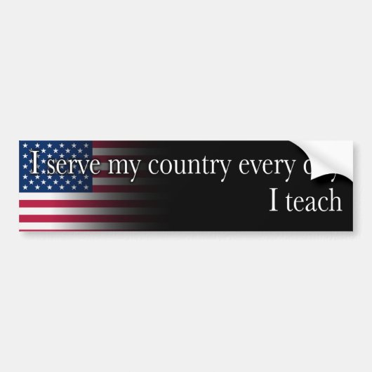 Serve - Teach Bumpersticker (Voorkant)