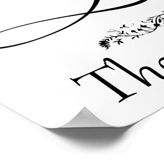 Serve the Lord gepersonaliseerd Poster (Hoek)