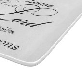 Serve the Lord gepersonaliseerd Snijplank (Hoek)