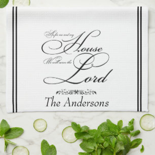 Serve the Lord gepersonaliseerd Theedoek