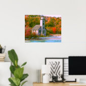 Serve the Lord met genoegen Poster (Thuiskantoor)