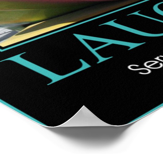 Serve the Lord with Laughter Poster (Hoek)