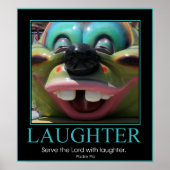 Serve the Lord with Laughter Poster (Voorkant)