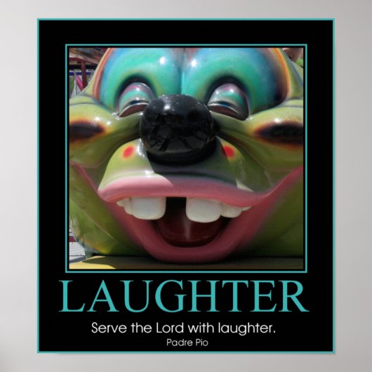 Serve the Lord with Laughter Poster (Voorkant)