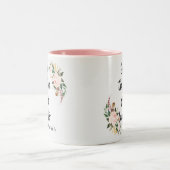 Serve the Lord with Laughter St. Padre Pio Tweekleurige Koffiemok (Center)