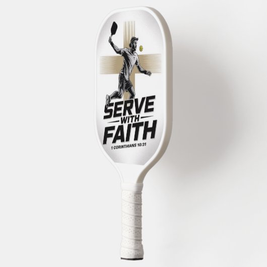 Serve With Faith Christian Pickleball Paddle (Links)