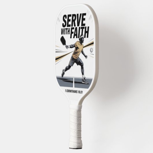 Serve With Faith Christian Pickleball Paddle (Links)