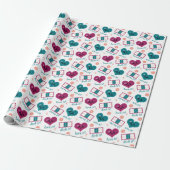 Serveer het, win het, gooi het naar beneden - pick cadeaupapier (Uitgerold)