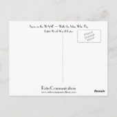 Serveer in de WAAF ~ Met de Mannen die vliegen Briefkaart (Achterkant)