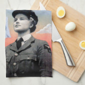 Serveer in de WAAF ~ Met de Mannen die vliegen Theedoek (Quarter Fold)