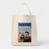 Serveer in de WAAF ~ Met de Mannen die vliegen Tote Bag (Voorkant)