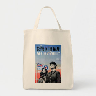 Serveer in de WAAF ~ Met de Mannen die vliegen Tote Bag