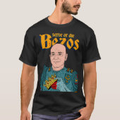 Serveer koning Jeff Bezos. Amazon. T-shirt (Voorkant)