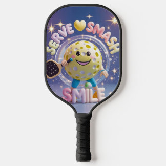 Serveer. Smash. Glimlach. – Schattigee Kawaii Pick Pickleball Paddle