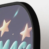 Serveer. Smash. Glimlach. – Schattigee Kawaii Pick Pickleball Paddle (Links Detail)