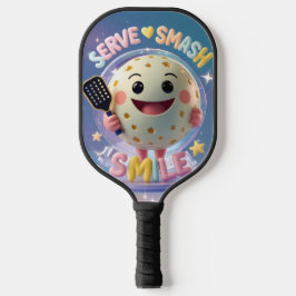 Serveer. Smash. Glimlach. – Schattigee Kawaii Pick Pickleball Paddle