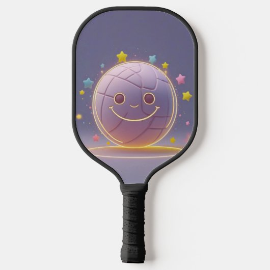 Serveer. Smash. Glimlach. – Schattigee Kawaii Pick Pickleball Paddle (Achterkant)