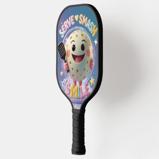Serveer. Smash. Glimlach. – Schattigee Kawaii Pick Pickleball Paddle (Links)