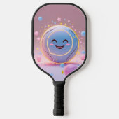 Serveer. Smash. Glimlach. – Schattigee Kawaii Pick Pickleball Paddle (Achterkant)