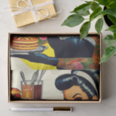 serveerster pin-up tissuepapier (Geschenk)