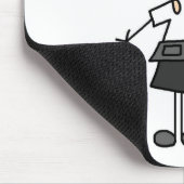 Serveerster Stickfiguur Muismat (Hoek)