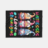 Serveersters kostuum Shenanigans houden van drie k Fleece Deken (Voorkant (Horizontaal))