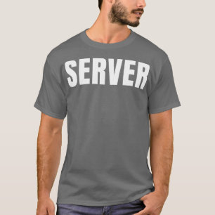 Server Funding Job Title Professie Birthday Cadeau T-shirt