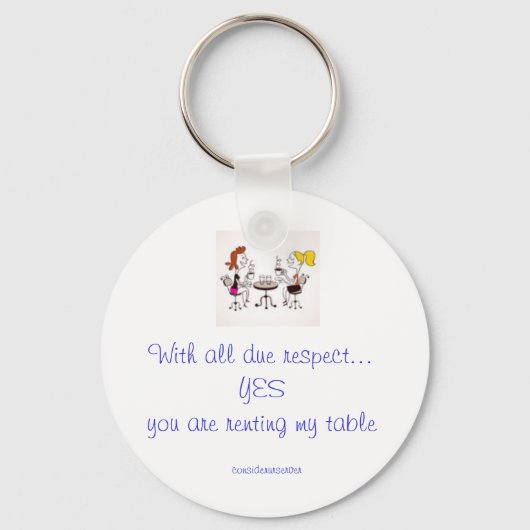 Server Huur Mijn Sleutelhanger Tabel (Voorkant)