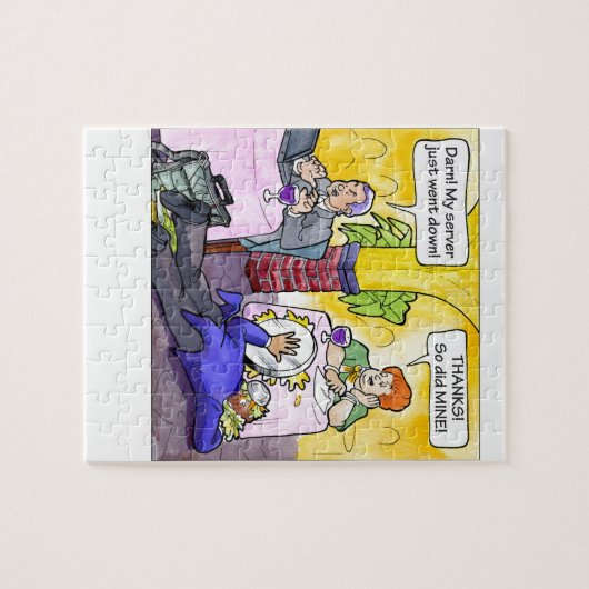 Server neer! legpuzzel (Horizontaal)