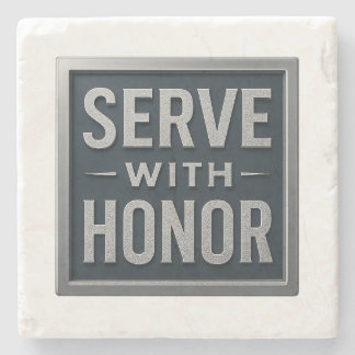 Serveren met Honor™ LDS Stone Onderzetter
