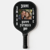 Serveren & Smash met Liefde Pickleball Paddle (Voorkant)