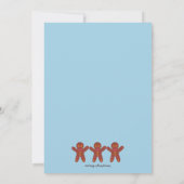 Serveren van wat Cheer Santa bakken peperkoek Kaart (Achterkant)